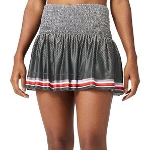 NWT Lucky in Love Tech it Out 14” Length Smocked Waist Tennis Skirt • Size XS